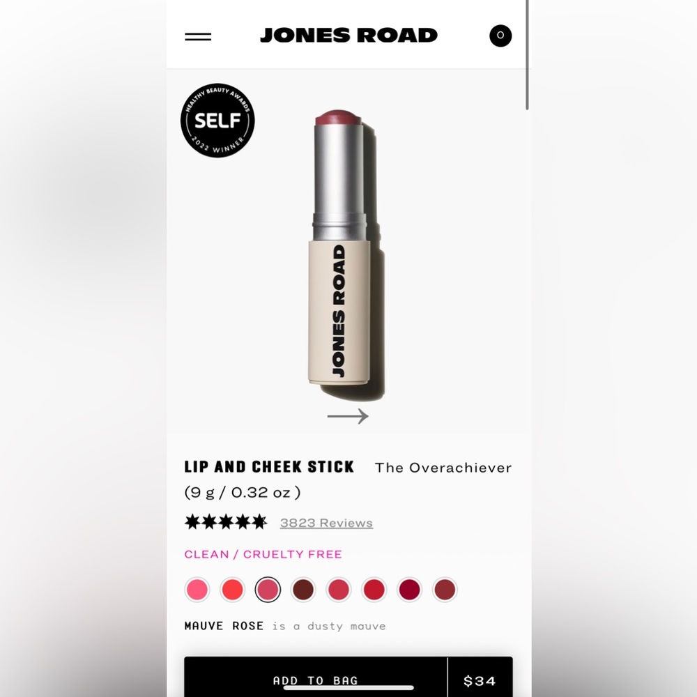 Jones Road lip & cheek stick